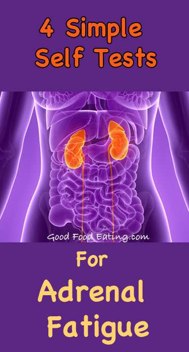 4 Simple Self Tests For Adrenal Fatigue