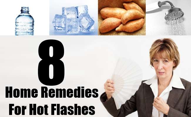 8 Effective Home Remedies For Hot Flashes  Natural Home Remedies ...