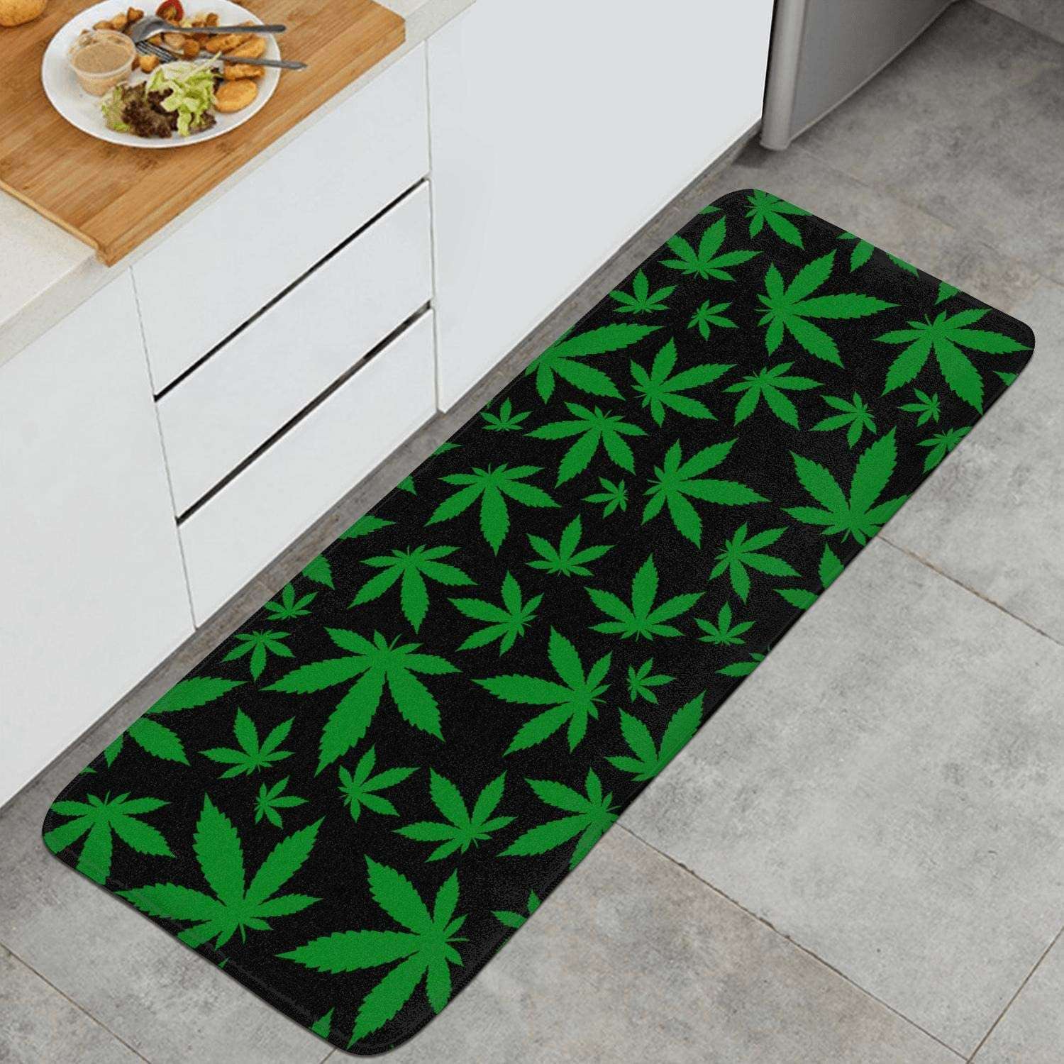 Amazon.com: SURERUIM Black Green Cannabis Leaf Anti ...