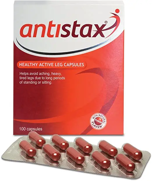 Antistax Healthy Active Leg Capsules For Tired &  Aching Legs 100 ...