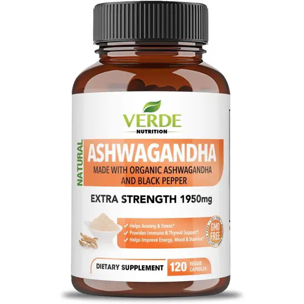 Ashwagandha  Anxiety Relief Vegan Natural Supplements  Adrenal ...