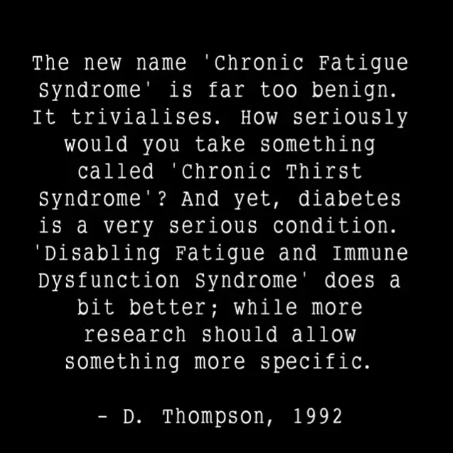 Chronic Fatigue Syndrome Quotes (137 quotes)