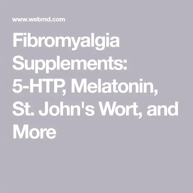 Herbs and Supplements for Fibromyalgia