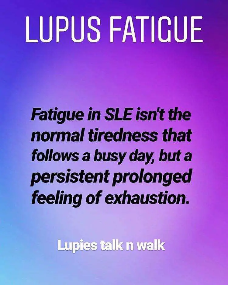 How to explain lupus fatigue