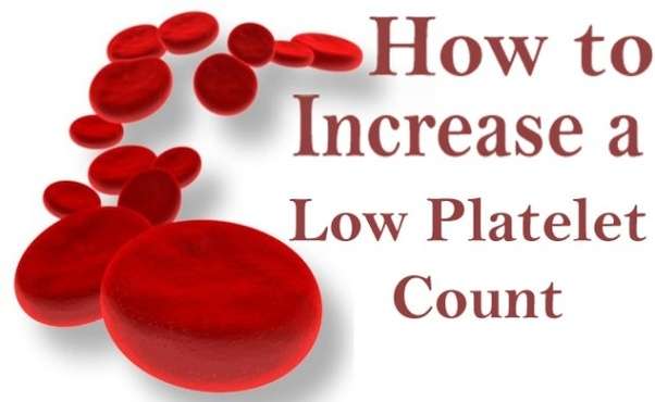 How to raise my platelet counts