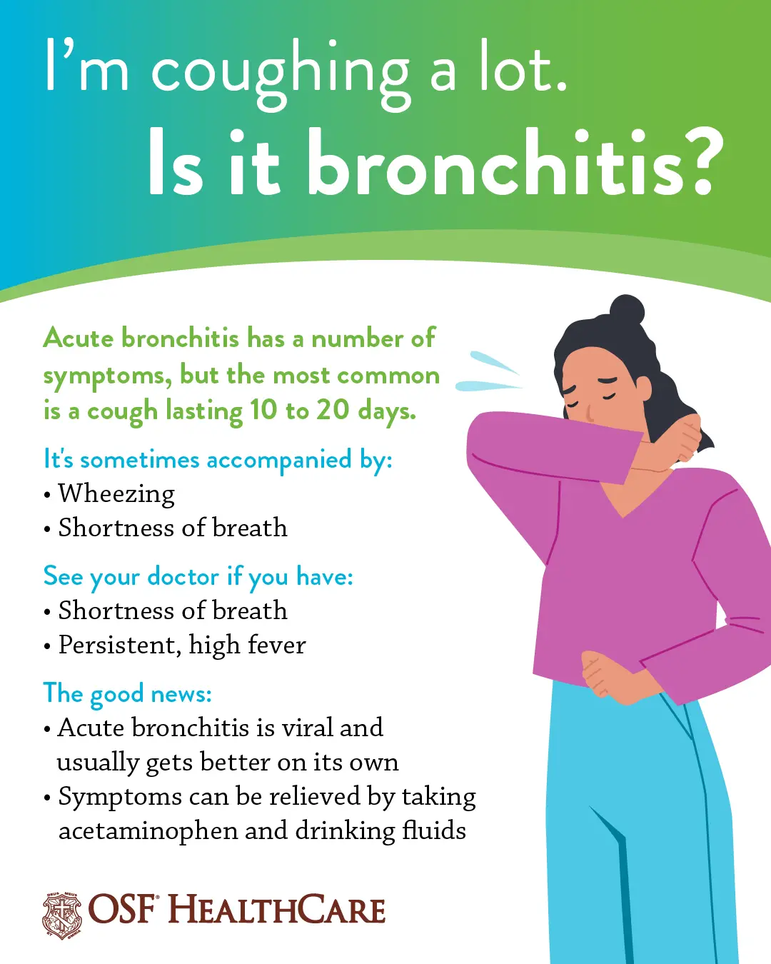Im coughing a lot. Is it bronchitis?