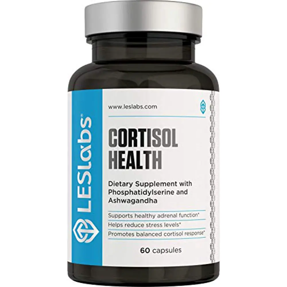 LES Labs Cortisol Health, Adrenal Support Supplement for Stress Relief ...