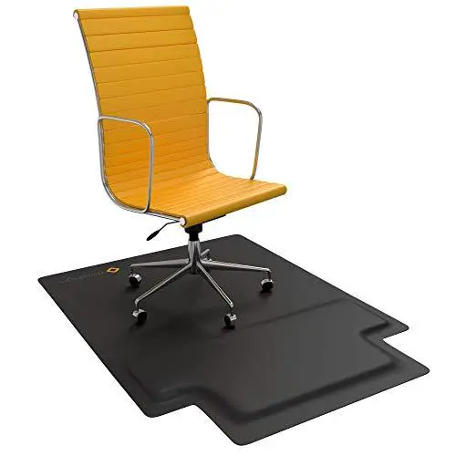 Mushyn Office Chair Mat w/ Anti Fatigue Cushioned Foam, 50inc x 36inc ...