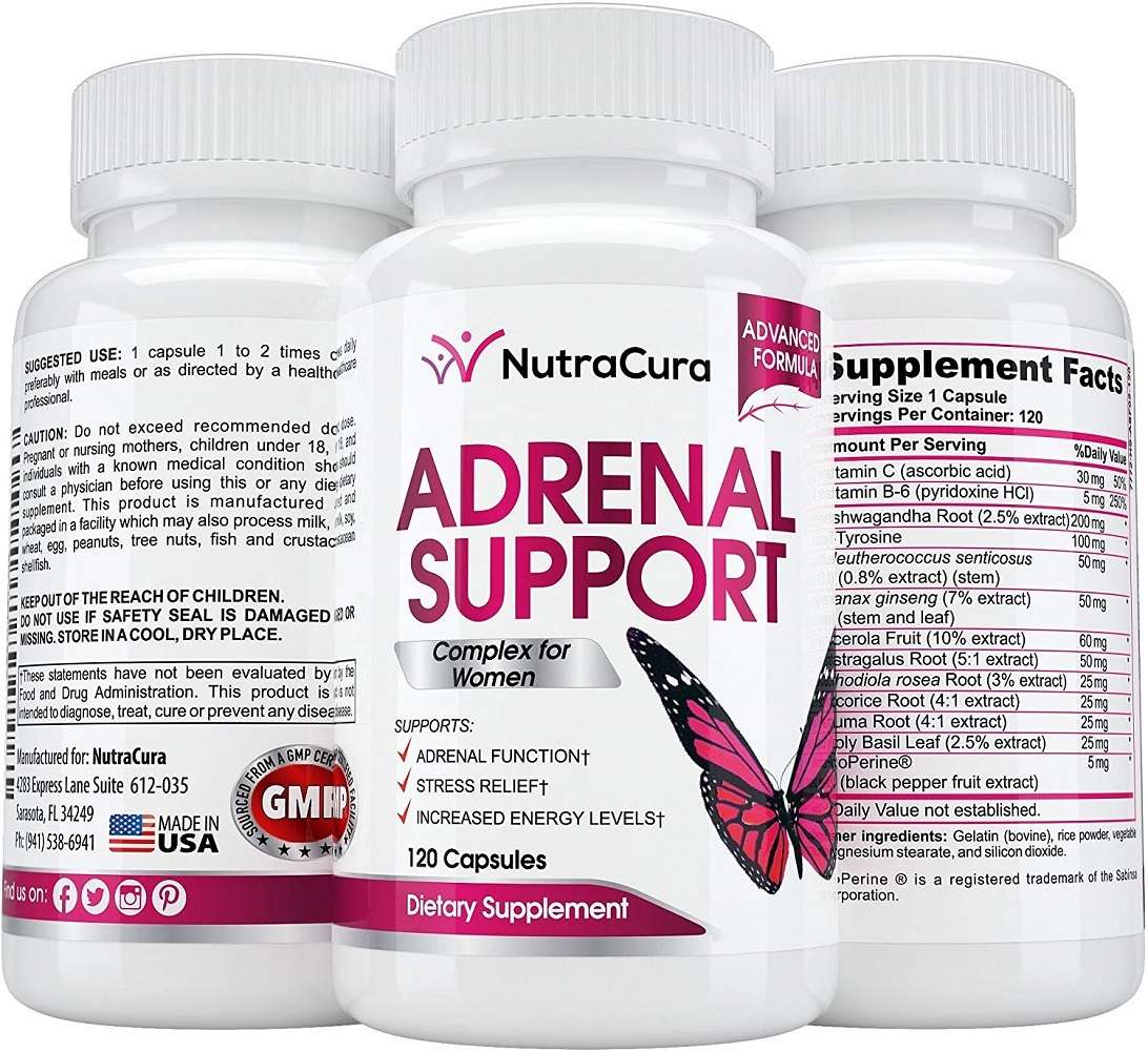 NutraCura Adrenal Support for Women