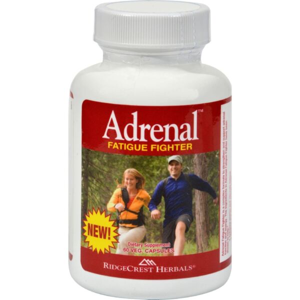 Ridgecrest Herbals Adrenal Fatigue Fighter 60 Vegetarian Capsules for ...