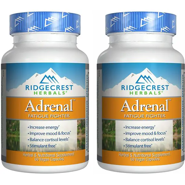 RidgeCrest Herbals Adrenal Fatigue Fighter, Adaptogen Stress Support ...