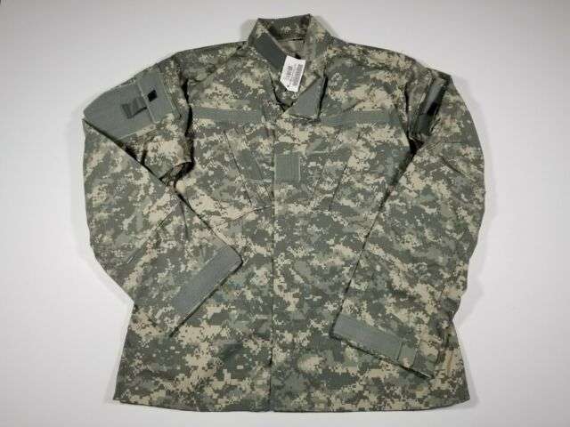 US Military ACU Army Digital Camo Fatigue Combat Shirt ...