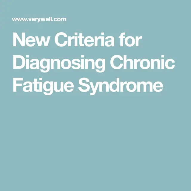 Why Is Chronic Fatigue Syndrome So Difficult to Diagnose?