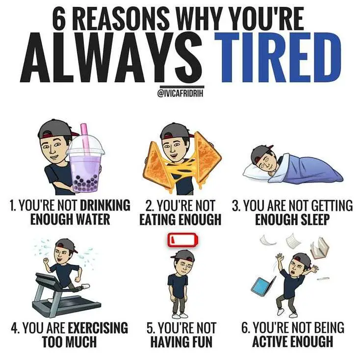 ð½6 REASONS YOU ARE TIRED ALL THE TIMEð½ â â  Feel exhausted ...